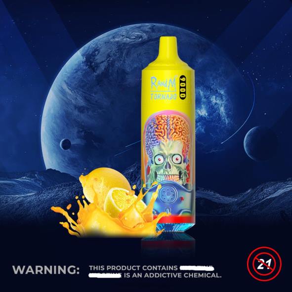 RandM Tornado Belgique | citron vert RandM Tornado Appareil à dosettes de vape 9000 1pc version 2 D8Z6152