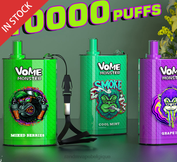 RandM Vape Discount Code | glace luxuriante RandM Vome Monster 10000 dispositif de contrôle du débit d'air, 1 pièce D8Z6277