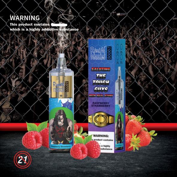 RandM Tornado Belgique | fraise framboise RandM Tornado Dispositif de vape de contrôle du débit d'air 10000 1 pièce D8Z6102