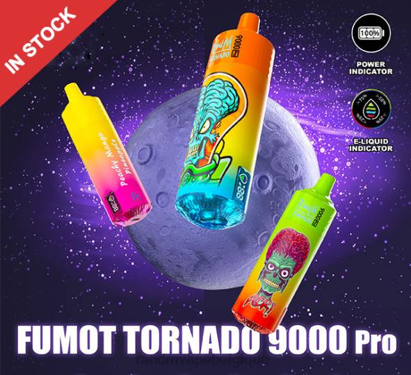 RandM Belgique | bleu razz kush Fumot RandM Tornado Appareil de vape 9000 pro avec batterie et écran ejuice version 3 D8Z6231